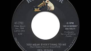 1960 HITS ARCHIVE: You Mean Everything To Me - Neil Sedaka