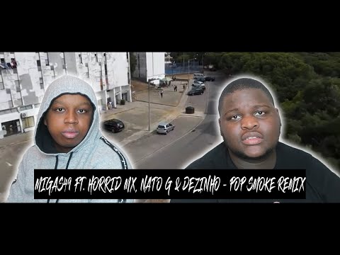 Migas49 ft. Horrid Mx, Nato G & Dezinho - Pop Smoke 💨Remix [Official Video] | REAÇÃO