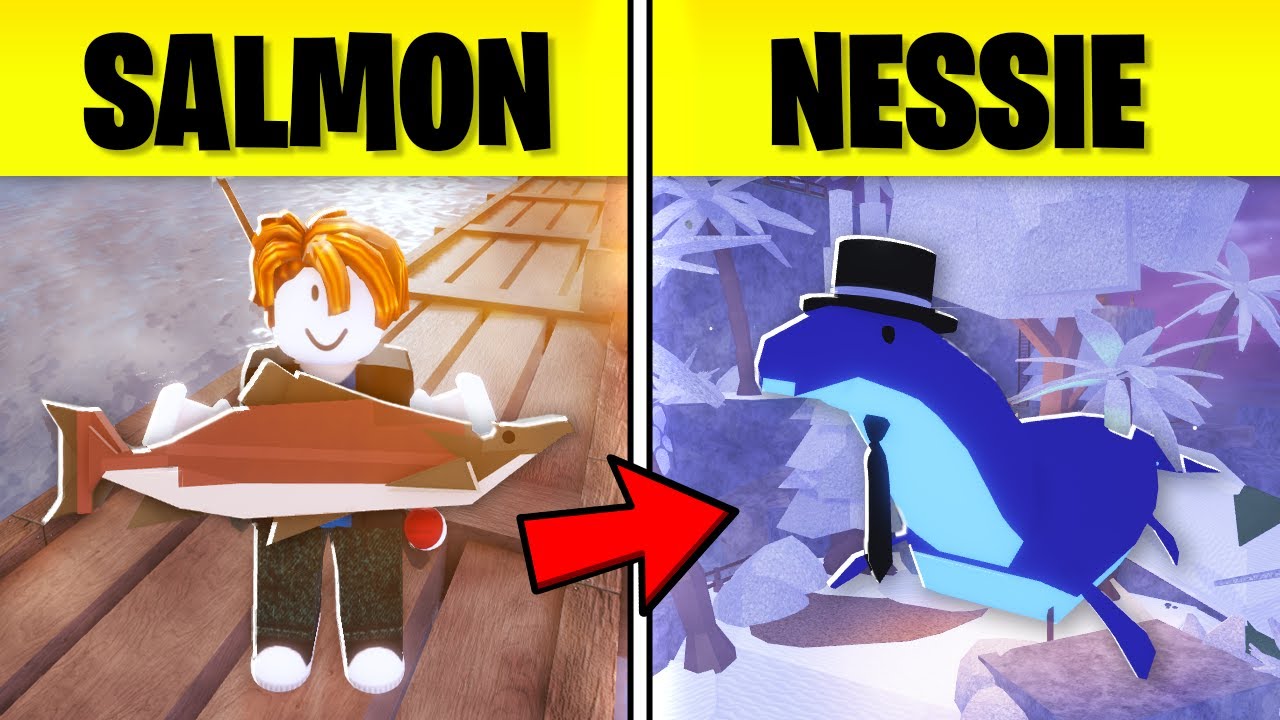 Can i trade from a SALMON to a NESSIE? (Worst to BEST fisch)