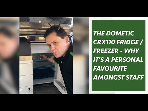 Dometic Waeco CRX110 CoolMatic Upright BuiltIn 12v/24v/240v Fridge Walkaround, Features & Demo