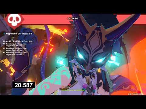 26 SEC XIAO C6 12-3-1 ABYSS 2.4 SPEEDRUN