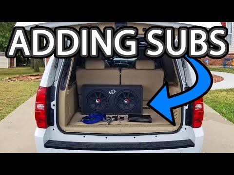 Adding Subwoofers and Amp to the Suburban