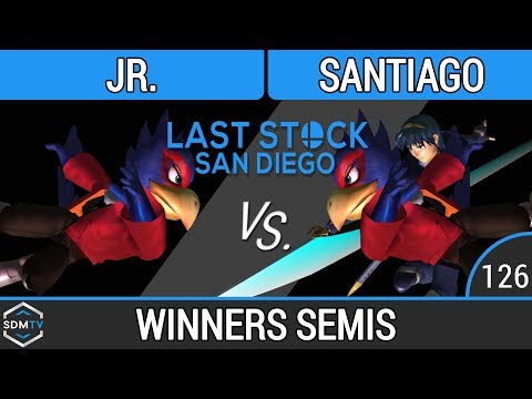 LSSD 126 - B2S | Jr. (Falco) vs. Santiago (Falco/Marth) - SSBM Winners Semis - Smash Melee