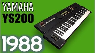 Video thumbnail for YAMAHA YS200 Digital Synthesizer 1988 | HD DEMO | FM Synthesis by AnalogAudio1