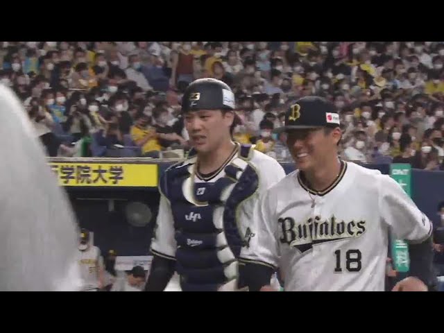 【5回表】バファローズ・山本由伸 ピンチを迎えるも無失点で切り抜ける!! 2022年6月11日 オリックス・バファローズ 対 阪神タイガース