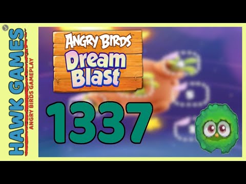Angry Birds Dream Blast Level 1337 - Walkthrough, No Boosters
