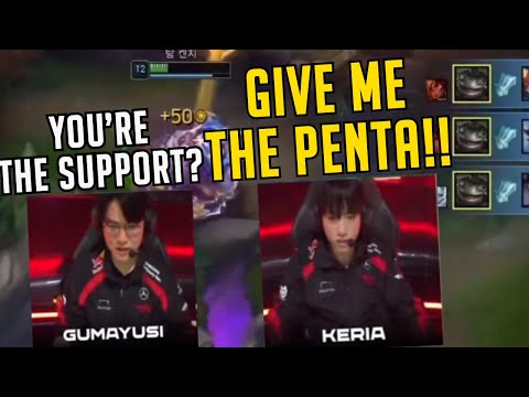 KERIA WANTS A PENTA! - T1 vs BRO Highlights With Voice Comms Translated