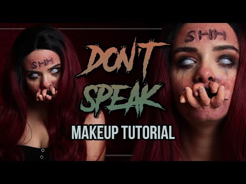 Video Thumbnail: DON'T SPEAK - Halloween Makeup Tutorial | #spooktober