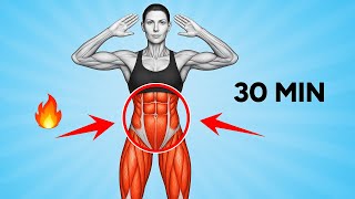 Do This 30-Min Standing Workout to Burn Hanging Belly Fat & Lose Weight Fast in Just 2 Weeks at Home