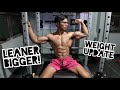 GETTING BIGGER AND LEANER | WEIGHT UPDATE | FULL ENGLISH VLOG