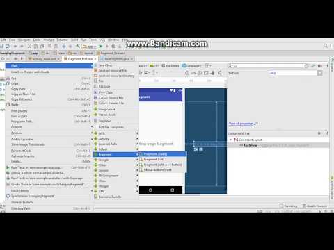 Android Studio Changing Fragment with Bottom Navigation View || Speed Art || Android Development