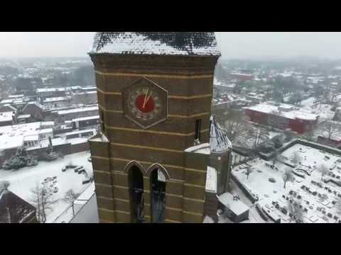 Winter in Sassenheim | Aerial Footage Holland