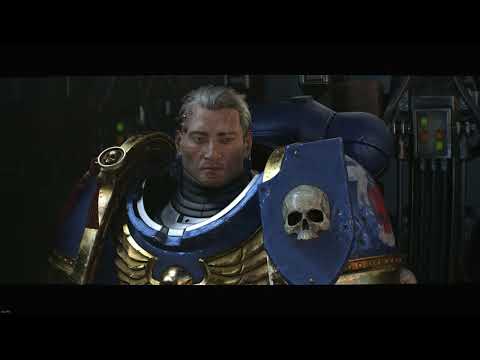 Warhammer 40K Space Marine 2: Titus' Squad Realise He Is At Least 200 Years Old Cutscene