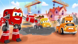 Supercar Rikki and Ziffy The Tow Truck to the Rescue! Kids Car Cartoon🚘