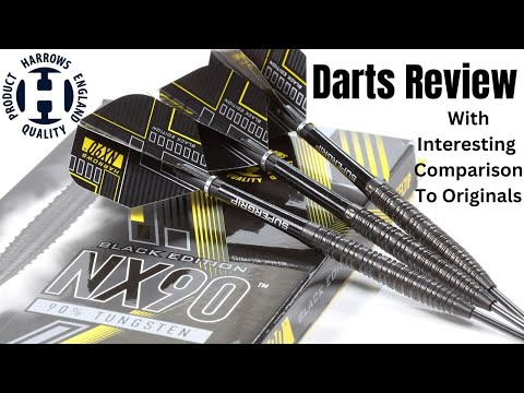 Harrows NX90 BLACK EDITION Darts Review With Interesting Comparison To Originals