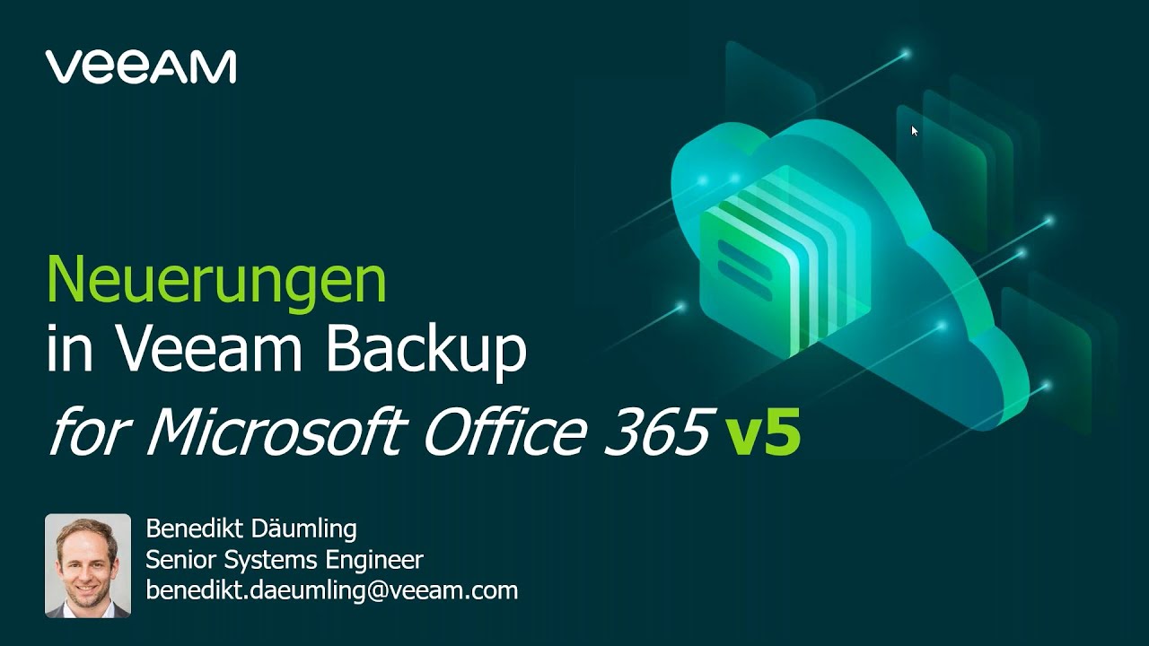 NEU in Veeam Backup for Microsoft Office 365 v5 video