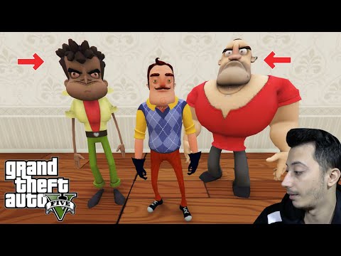 HELLO NEİGHBOR WİLSON'IN YENİ ARKADAŞLARI ! - GTA 5 MODS