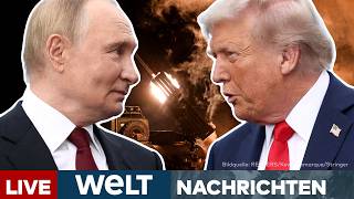 Music video thumbnail preview for UKRAINE-KRIEG: Trump telefoniert mit Putin! Kremlchef plötzlich offen für Waffenruhe | LIVE by Einleitungszeit