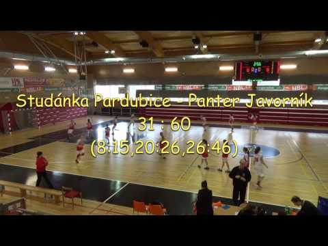 2017 0325 Basket U14 Extraliga U14 Studánka Pardubice - Panter Javorník