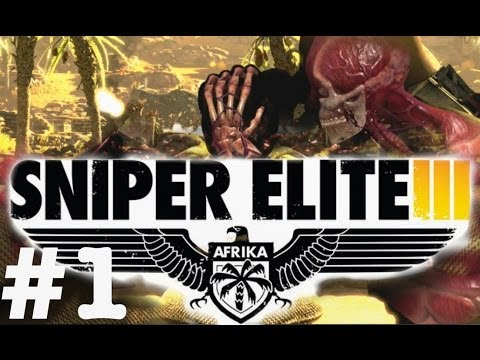 Sniper Elite 3 Authentic Difficulty Gameplay Walkthrough Part 1 "Sniper Elite 3" Afrika Co-op