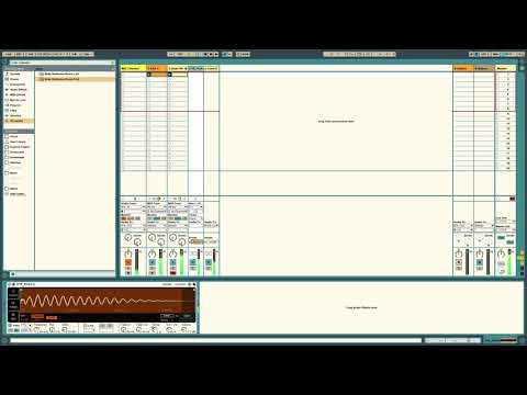 Deep Techno track in Live 9 - Kick and Sub Texture