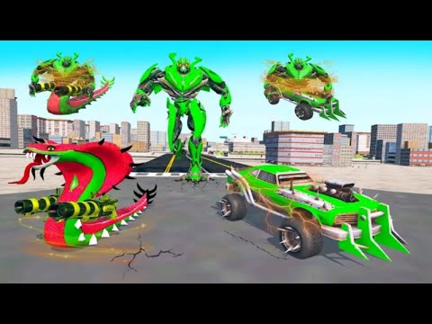 Snake Robot Car Transformation