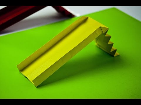 How to make a paper playground slide (origami) Video