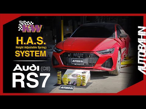 Audi RS7 C8 Installing KW (H.A.S.) Height Adjustable Spring