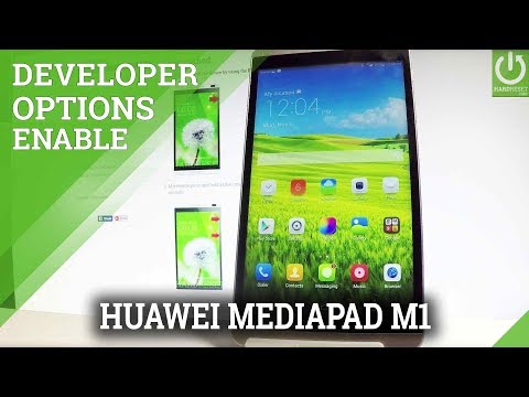 Developer Options in HUAWEI MediaPad M1 8.0 - USB Debugging