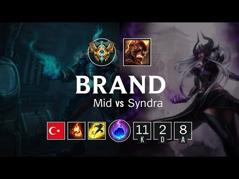 Brand Mid vs Syndra - TR Challenger Patch 8.20