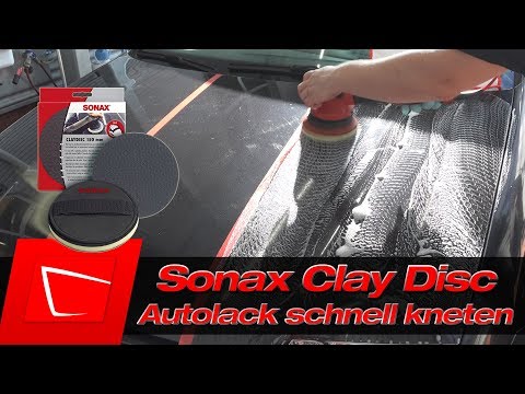 SONAX CLAY DISC vs. REINIGUNGSKNETE Vergleich - Lack schnell kneten inkl. Petzoldts Magic Clean