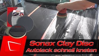 SONAX CLAY DISC vs. REINIGUNGSKNETE Vergleich - Lack schnell kneten inkl. Petzoldts Magic Clean