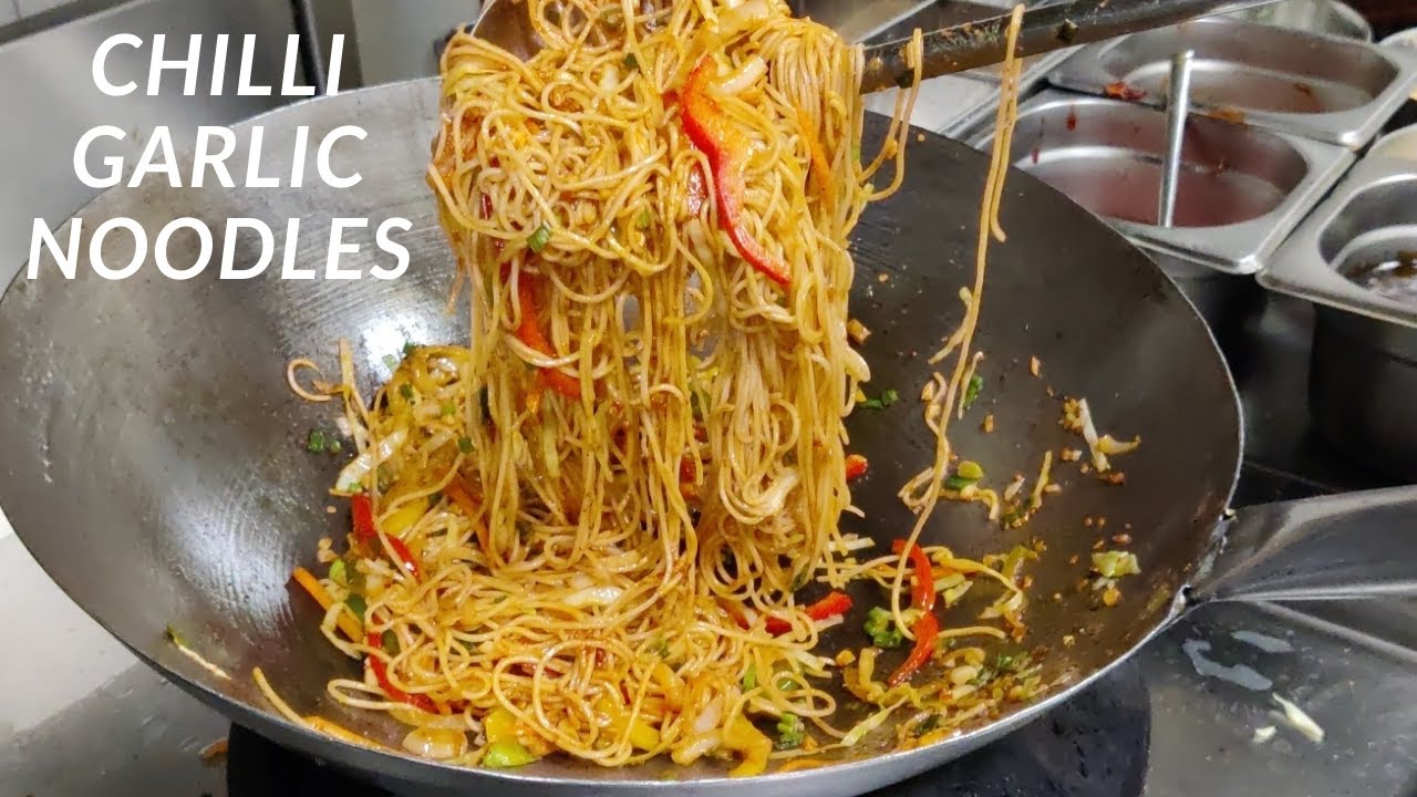 Chilli Garlic Noodles | चिल्ली गार्लिक नूडल्स रेसिपी | Chilli Garlic Noodles Restaurant Style Recipe