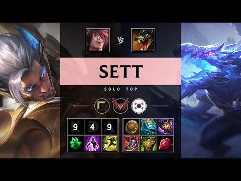 Sett Top vs Renekton - KR Grandmaster Patch 25.13