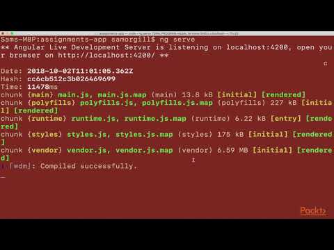 Learning Angular 7 How to Create a Component | packtpub com