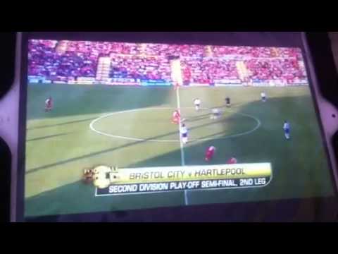 Bristol city vs Hartlepool 2004