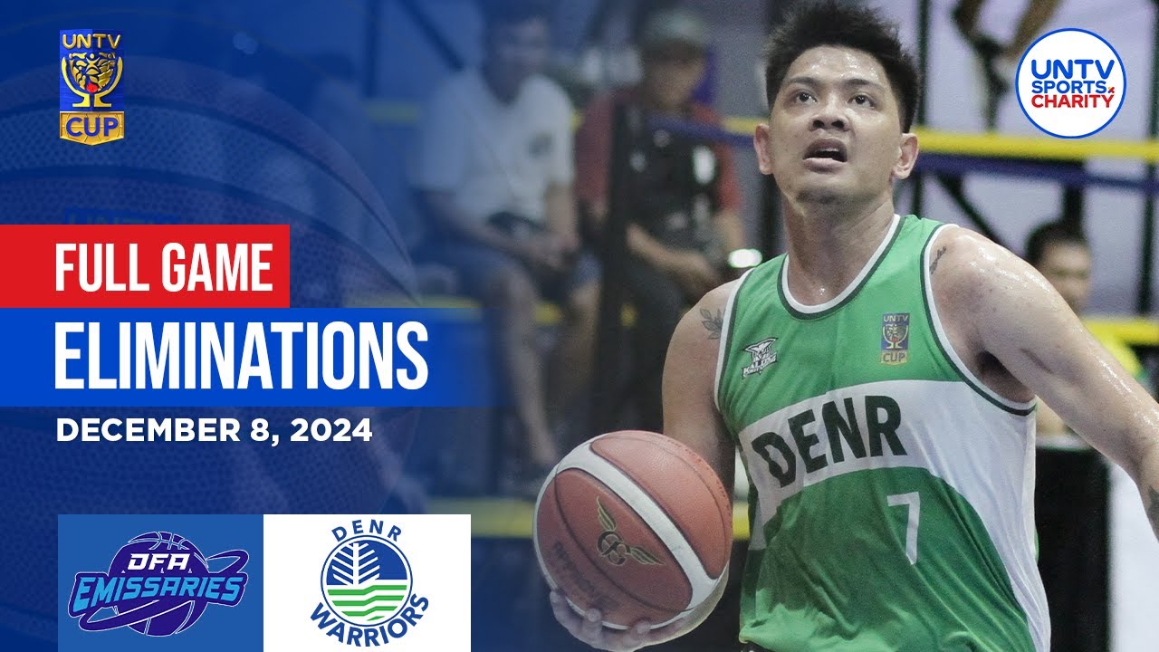FULL GAME: DFA vs DENR on December 08, 2024 | #UNTVCupSeason11 Elimination Round
