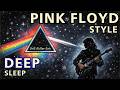 Winter Night Ambience PINK FLOYD STYLE ️ Deep Sleep Music With Soft Guitar Synths No Ads