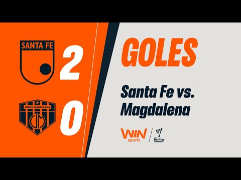 Santa Fe vs. Unión Magdalena (goals) | Liga BetPlay Dimayor 2025-2 | Matchday 11