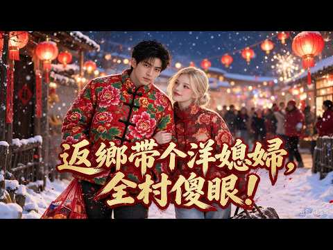 全村傻眼！窮小夥返鄉帶洋媳婦，寵妻系統打臉各路親戚！ #逆襲#甜劇