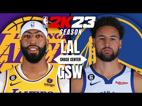 NBA 2K23 GAMEPLAY - LAKERS vs WARRIORS | 2022-23 SEASON