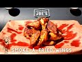 Oklahoma Joe's Highland Reverse Flow Offset Smoker - Smoke-A-Fried Wings