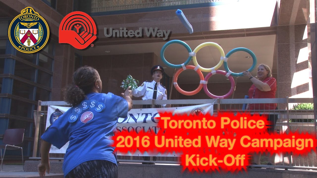 Service members competed in a min-Olympics to kick off United Way Toronto & York Region fundraising