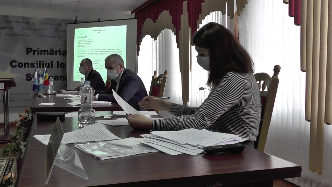 VIDEO: Ședința Consiliului comunei Stăuceni din 27 noiembrie 2020