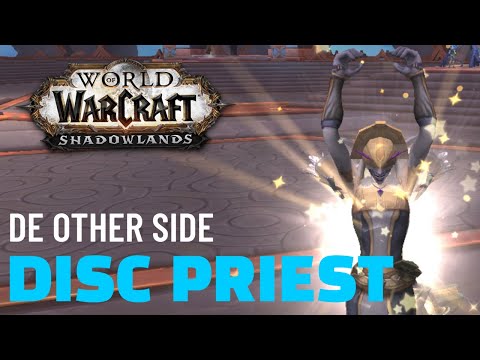 OMG!!! Healin as a DISC PRIEST in a Mythic 5 De Other Side shadowlands MMO WOW MMORPG