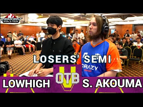 LOWHIGH VS SUPER AKOUMA | LOSERS' SEMI | ONLY THE BEST V | TEKKEN 7