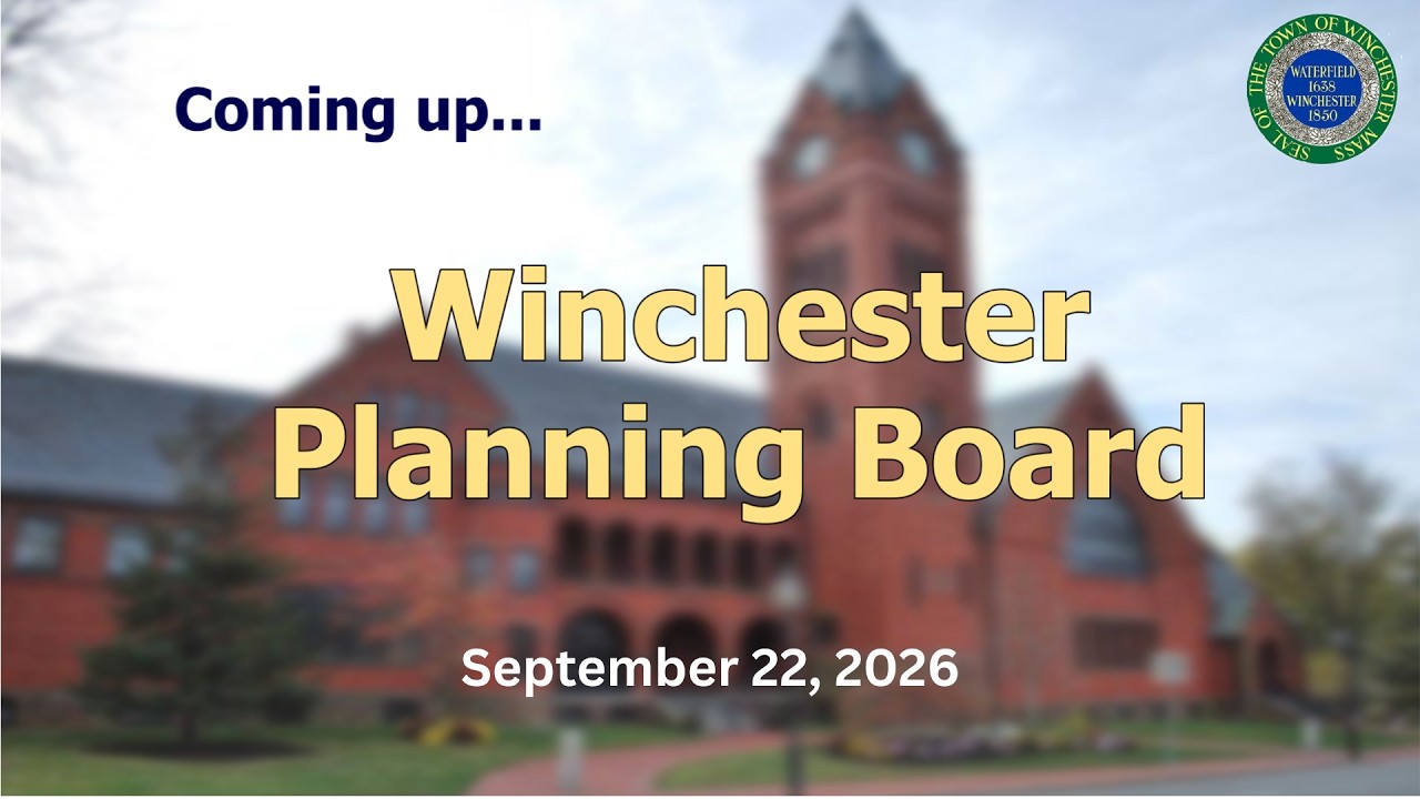 From the Planning Board