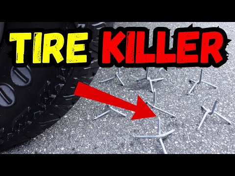 Making The Best Tire Spikes for The Apocalypse or The Purge