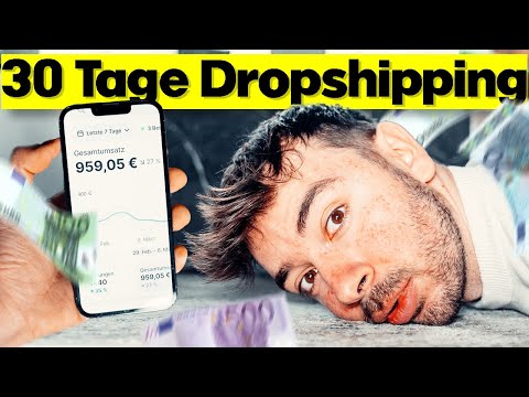 I tested dropshipping for 30 days & earned ___€ | Self-experiment