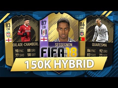 OVERPOWERED 150K HYBRID w/ POTY SESSEGNON! FIFA 18 SQUAD BUILDER